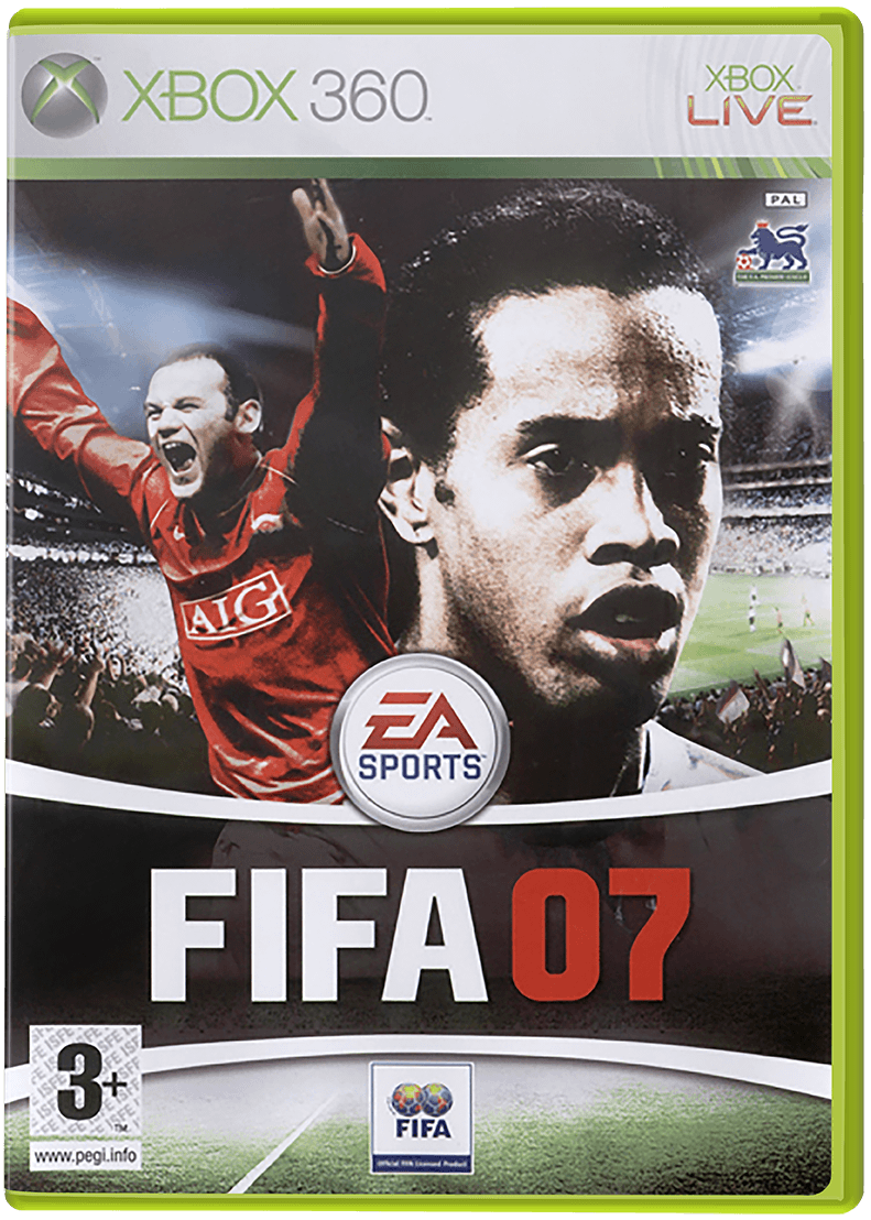 FIFA 07 box art for Xbox 360